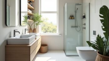 Small bathroom space optimization