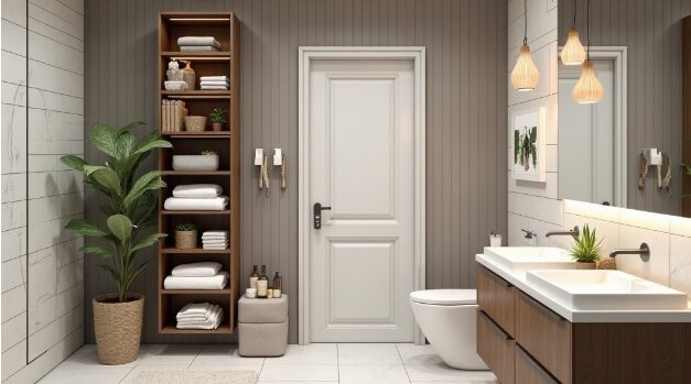 Small bathroom space optimization