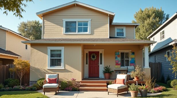 Exterior paint color selection