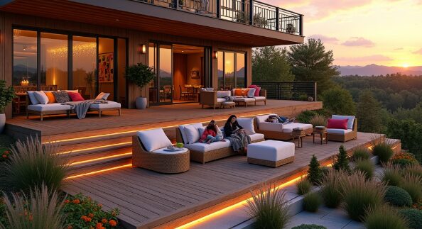 Multi-level decks are more than just a place to put furniture