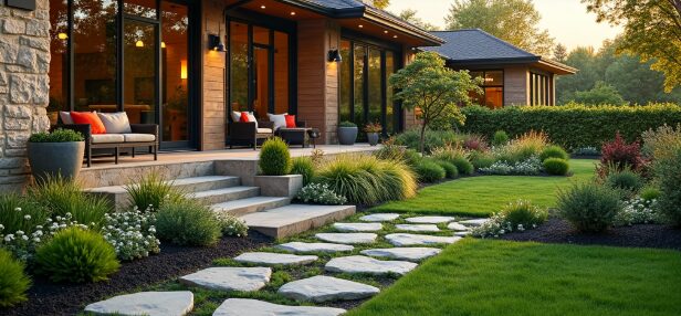 Landscaping integration with remodeling