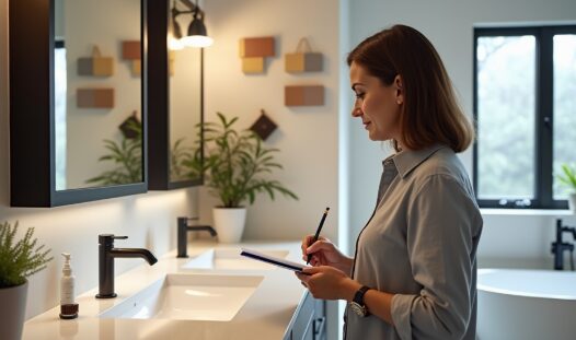 A fresh layout can make your bathroom feel larger or more functional.