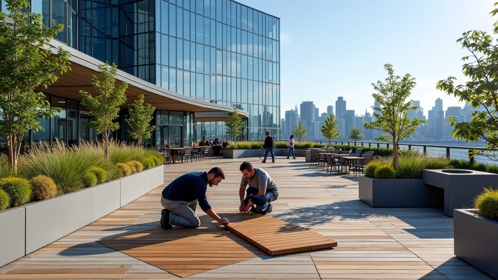 Innovative Deck Designs for Commercial Spaces