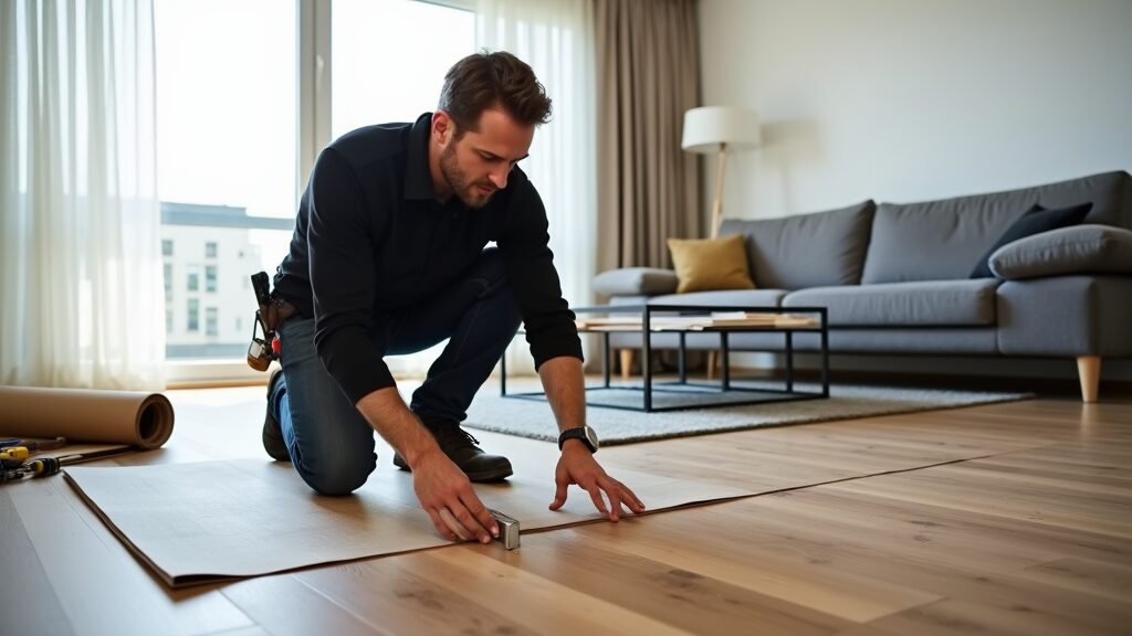 Luxury Vinyl Plank Installation