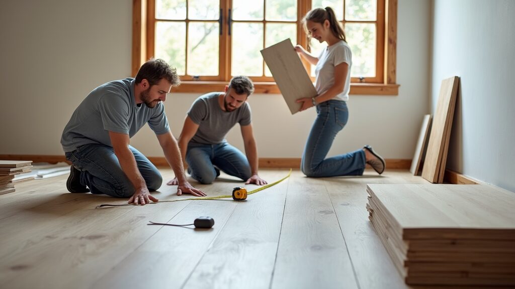 Preparing for Installation for Vinyl flooring